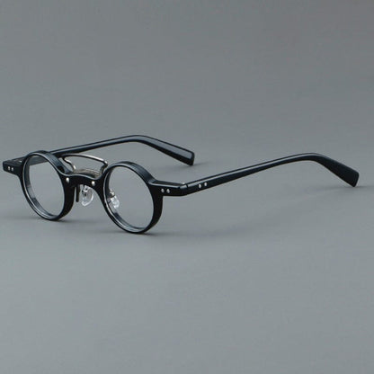 Bert Punk Retro Round Acetate Frame