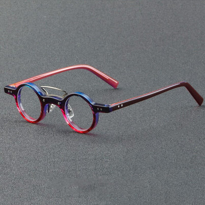 Bert Punk Retro Round Acetate Frame