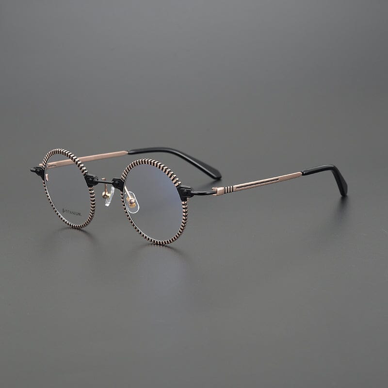 Bevin Round Titanium Glasses Frame