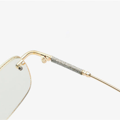 Anti-blue light metal reading glasses