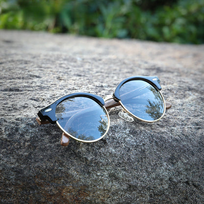 High Quality Black Walnut Wood Sunglasses
