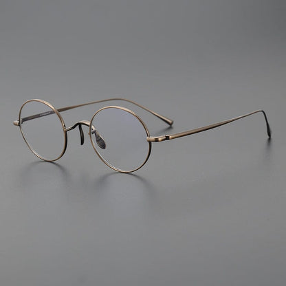 Balen Vintage Round Titanium Eyeglasses Frame