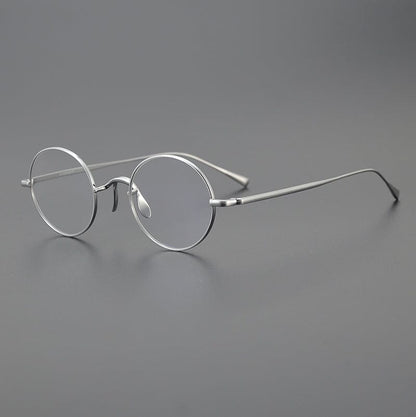 Balen Vintage Round Titanium Eyeglasses Frame