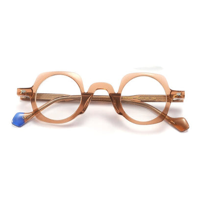 Boshell Vintage Small Round Acetate Glasses Frame