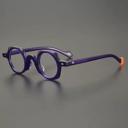 Boshell Vintage Small Round Acetate Glasses Frame