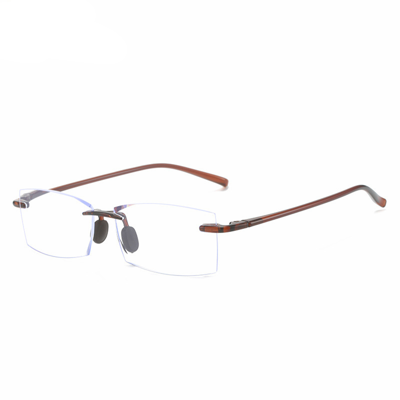 Hd square anti-blue light reading glasses
