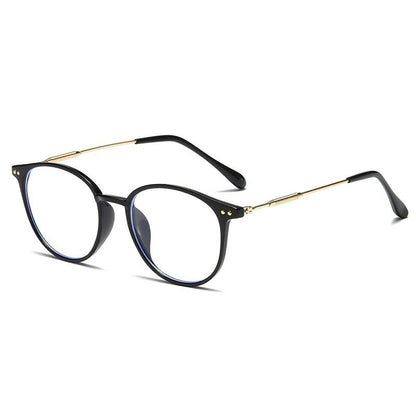 Large frame anti-blue light reading glasses