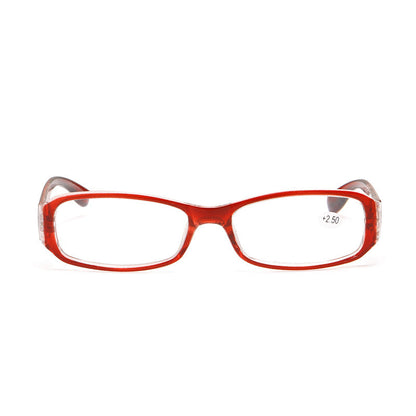 Spring hinge reading glasses