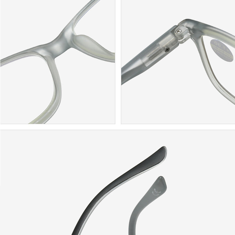Anti-blue light small square frame reading glasses
