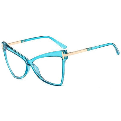 Caroline Cat Eye Clear Light Glasses