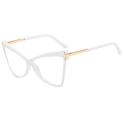 Caroline Cat Eye Clear Light Glasses