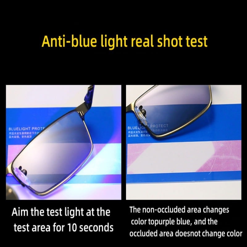 Progressive double light anti-blue light