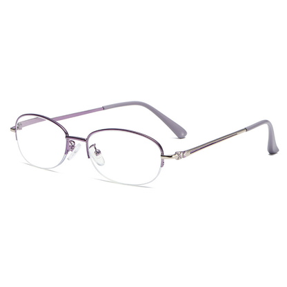 Half frame anti-blue light reading glasses
