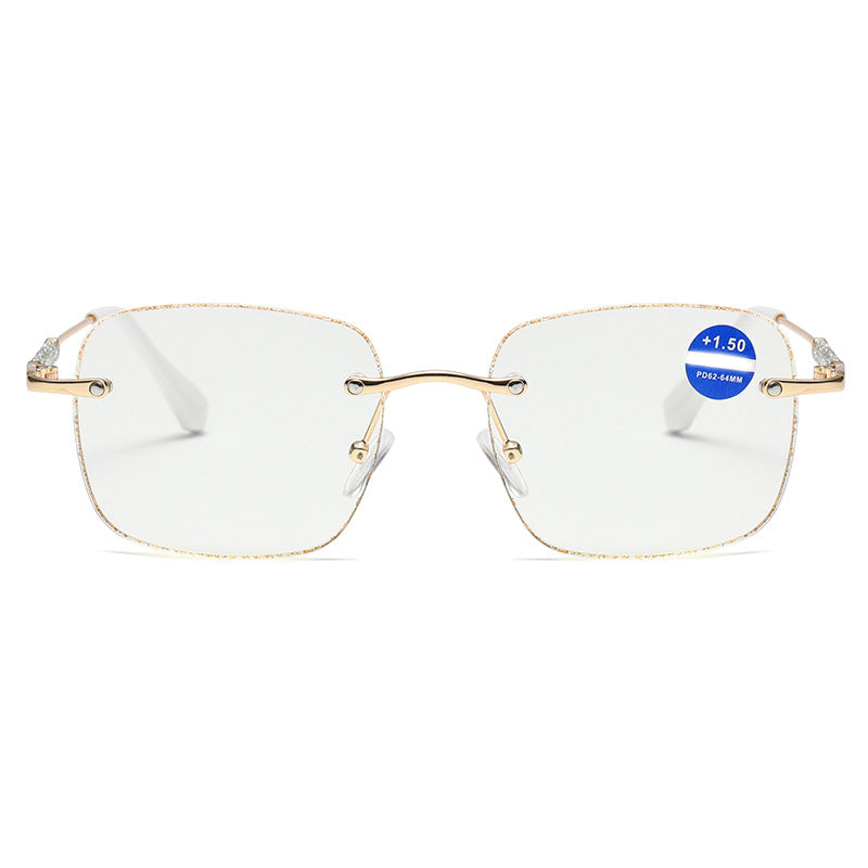 Anti-blue light metal reading glasses