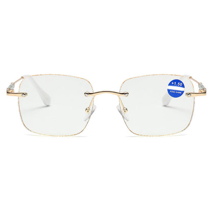 Anti-blue light metal reading glasses