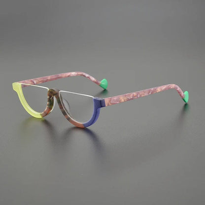 Cyd Retro Semi Circle Acetate Glasses Frame