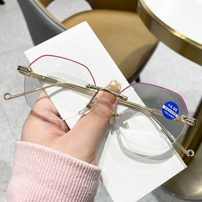 Diamond anti-blue light reading glasses