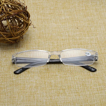 Frameless anti-fatigue mirror