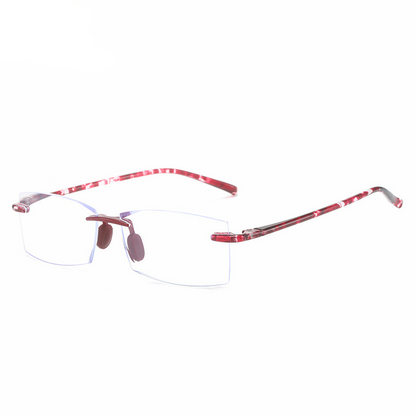 Hd square anti-blue light reading glasses