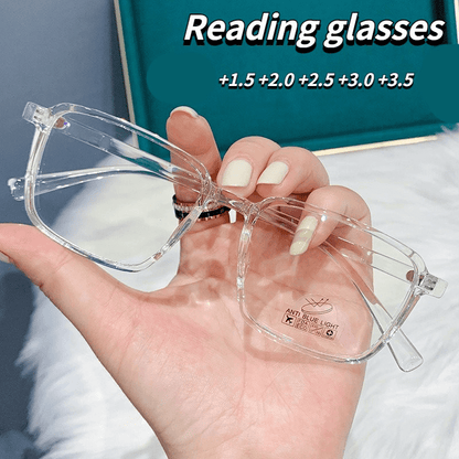 Retro small square reading glasses