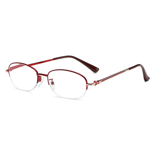 Half frame anti-blue light reading glasses