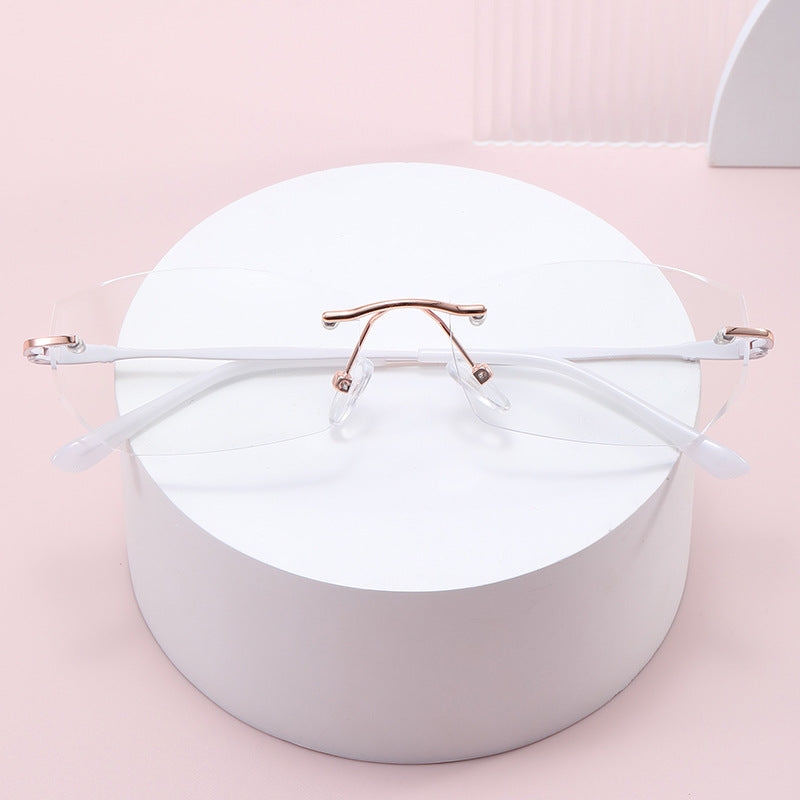 Double-layer ultra-light anti-blue light reading glasses