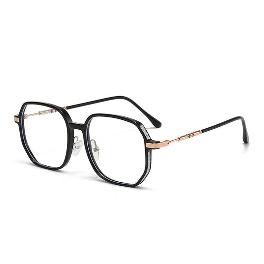 Glitter large anti-blue light reading glasses