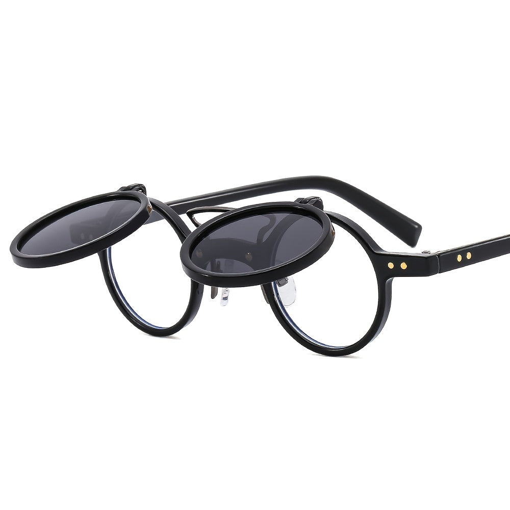 Double-layer flip uv protection sunglasses
