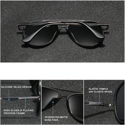 Brand Classic Pilot Polarized Sunglasses