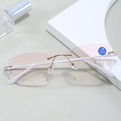 Double-layer ultra-light anti-blue light reading glasses