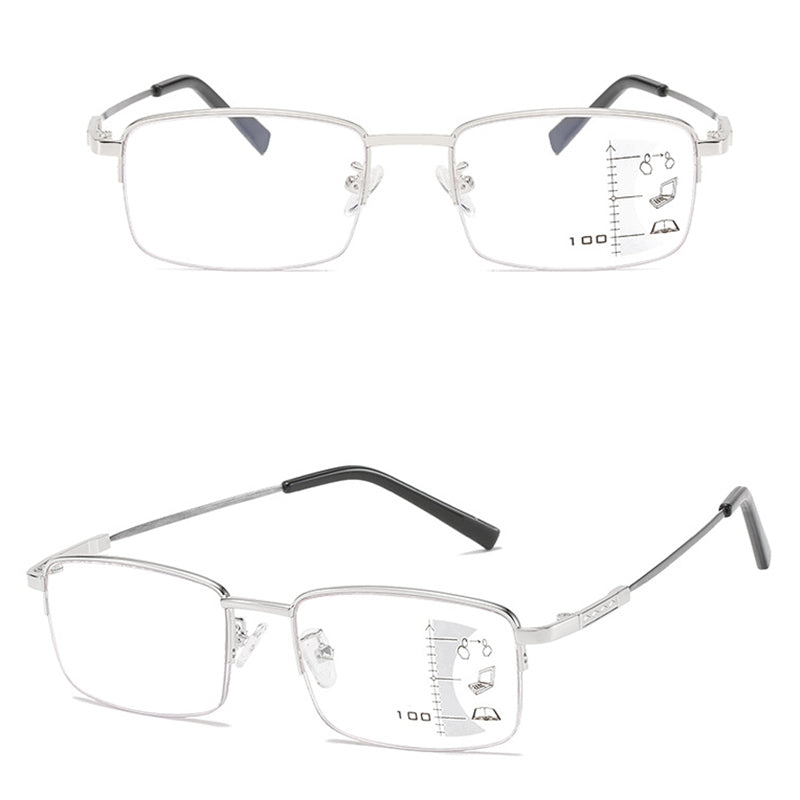 Ring focus progressive multi-focal reading glasses