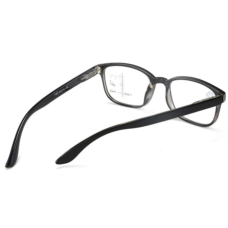 Progressive multi-focus reading glasses