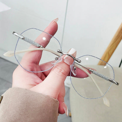 Polygon anti-blue light reading glasses