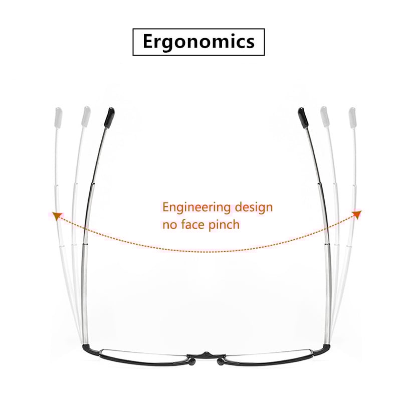 Mini portable folding reading glasses