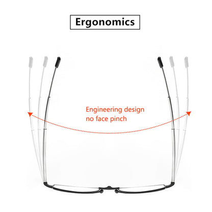 Mini portable folding reading glasses
