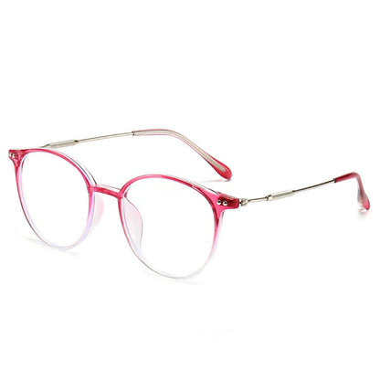 Large frame anti-blue light reading glasses