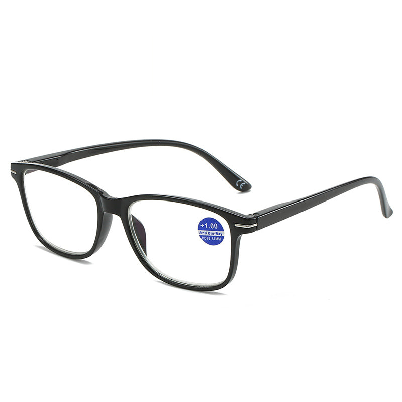Anti-blue light small square frame reading glasses