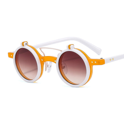 Double-layer flip uv protection sunglasses