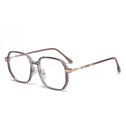 Glitter large anti-blue light reading glasses