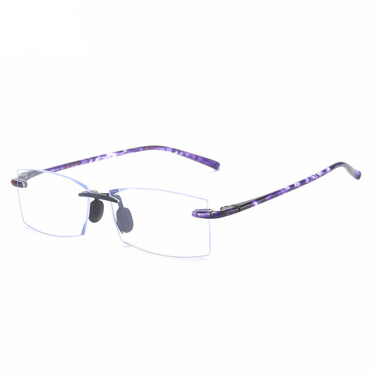 Hd square anti-blue light reading glasses