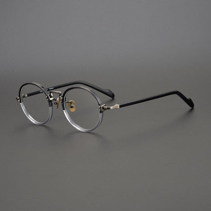 Kin Vintage Acetate Round Glasses Frame
