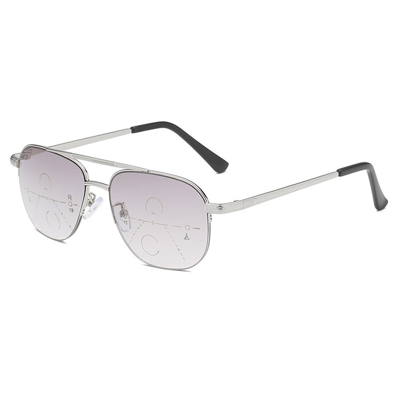 Retro metal anti-blue light reading glasses