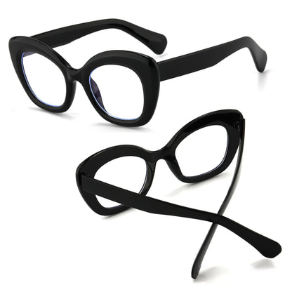 Retro anti-blue light reading glasses