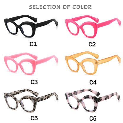 Retro anti-blue light reading glasses