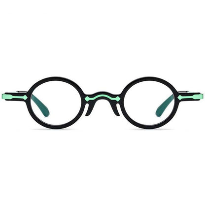 Leif Retro Small Round Acetate Glasses Frame
