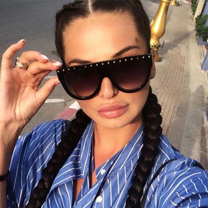 Luxury Oversized diamond sunglasses