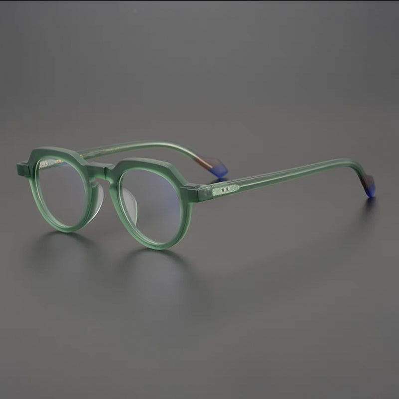 Mateo Round Retro Acetate Glasses Frames