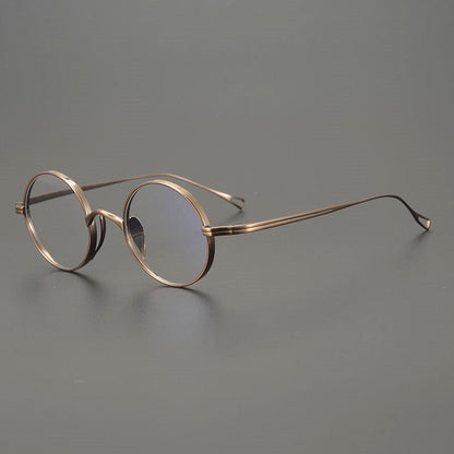 Moryn Titanium Round Glasses Frame