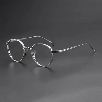Moryn Titanium Round Glasses Frame