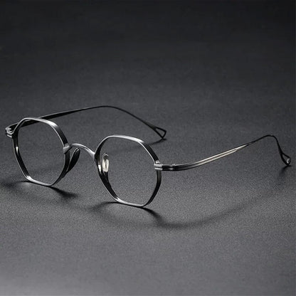 Moryn Titanium Round Glasses Frame